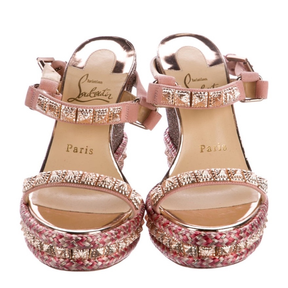Christian Louboutin Pyradiams Platform Wedge Sandal